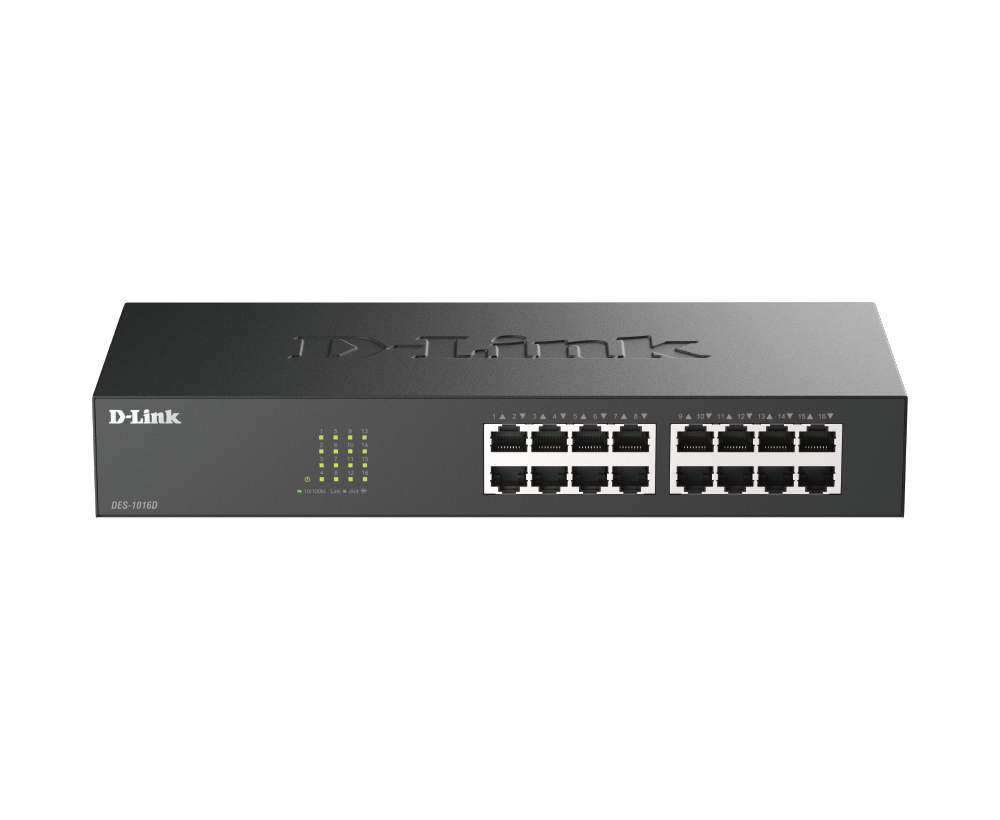 D-Link D-Link DES-1016D 16-Port Fast Ethernet Switch