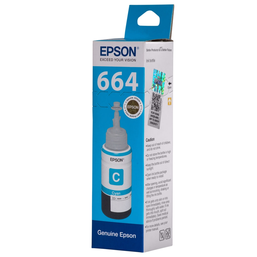 Epson Cyan 70 ml Ink Bottle T6642 - 664