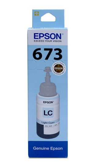 Epson Light Cyan 70 ml Ink Bottle T6735 - 673